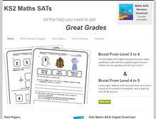 Tablet Screenshot of ks2-maths-sats.co.uk
